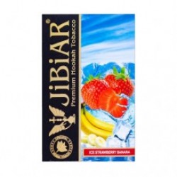 Тютюн Jibiar - Ice Strawberry Banana (Лід банан полуниці) 50 г